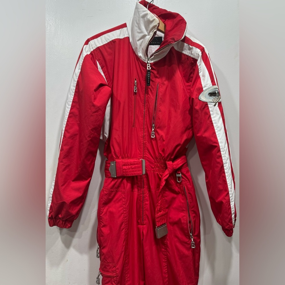 Bogner Red ski suit
